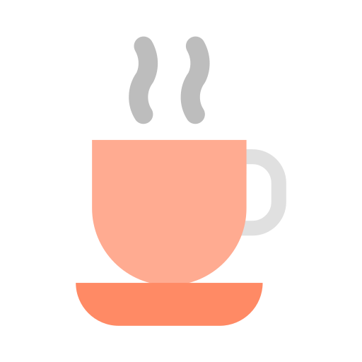 Горячий чай Generic color fill иконка