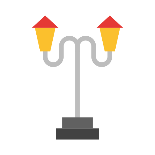 Street lamp Generic color fill icon