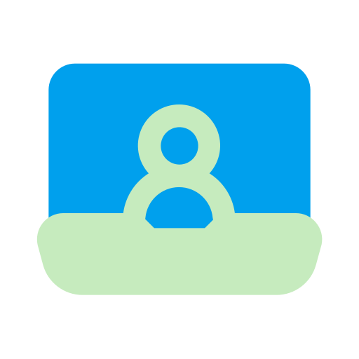 Online support Generic color fill icon