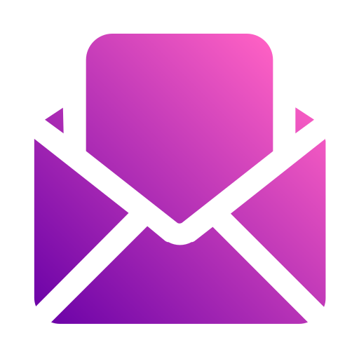 Open mail Generic gradient fill icon