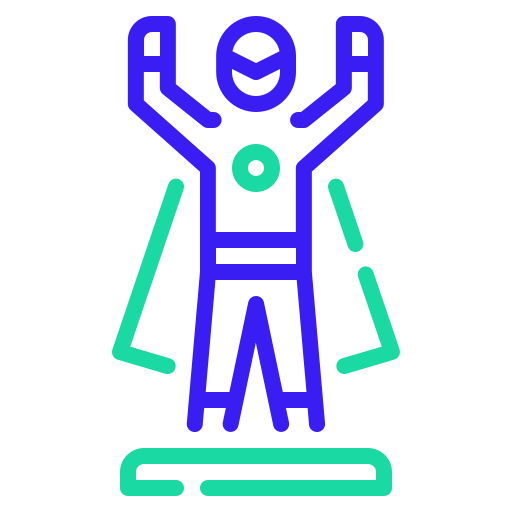 figura d'azione Generic color outline icona