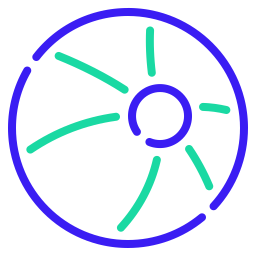 piłka Generic color outline ikona