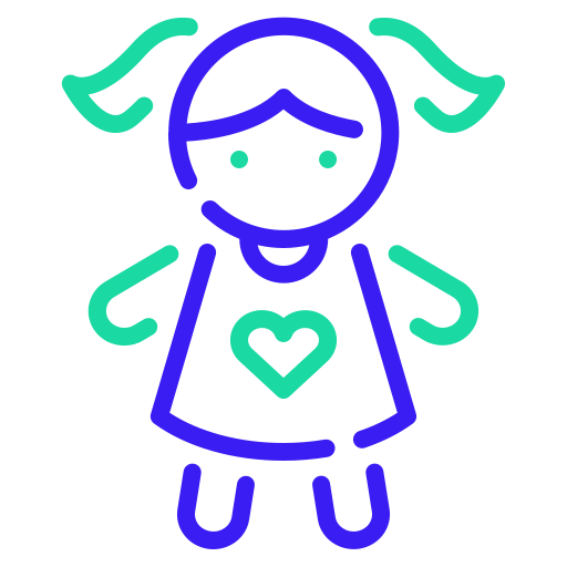 muñeca Generic color outline icono