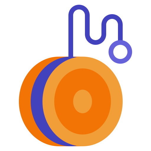 yo-yo Generic color fill Icône