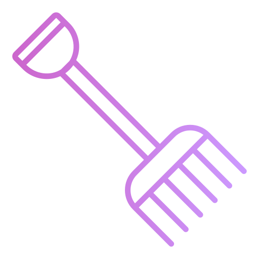 Pitch fork Generic gradient outline icon