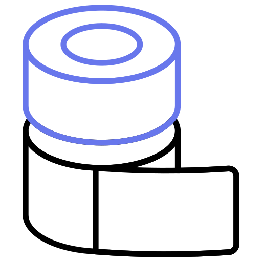 Tissue roll Generic color outline icon
