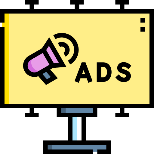 Рекламный щит Detailed Straight Lineal color иконка