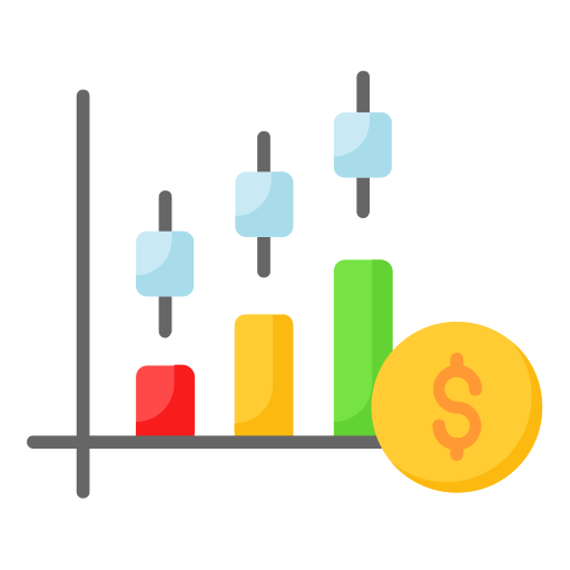 Market growth Generic color fill icon