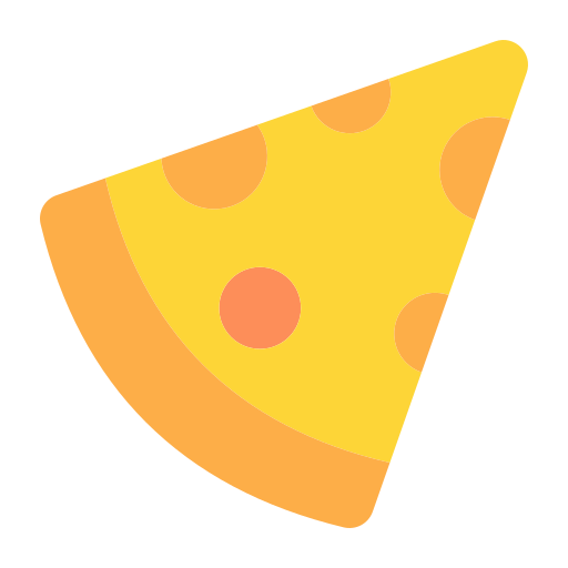 porción de pizza Generic color fill icono