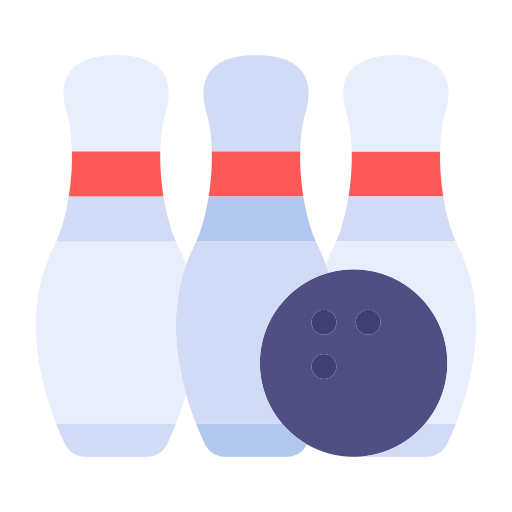 Bowling Generic color fill icon