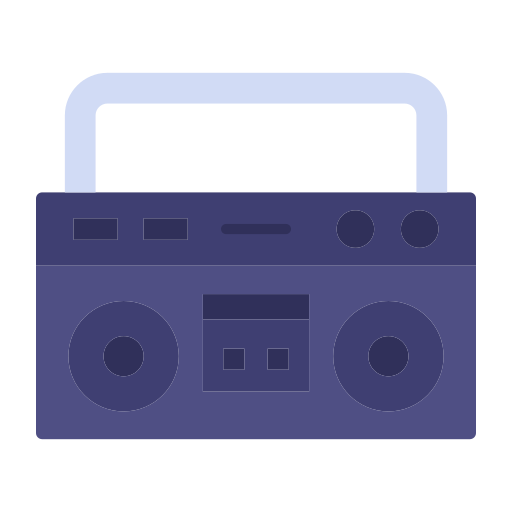 Boombox Generic color fill icon