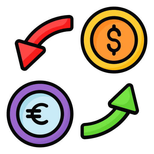 câmbio monetário Generic color lineal-color Ícone