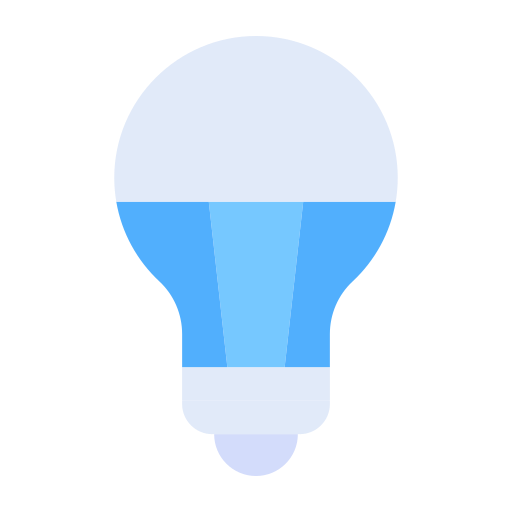 Led lamp Generic color fill icon