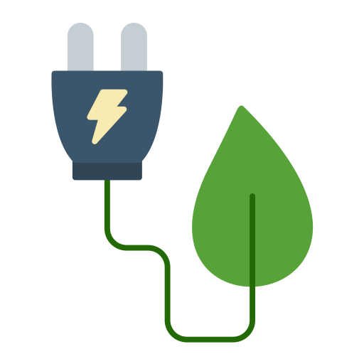 eléctrico ecológico Generic color fill icono