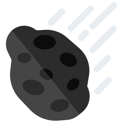 meteorite Generic color fill icona