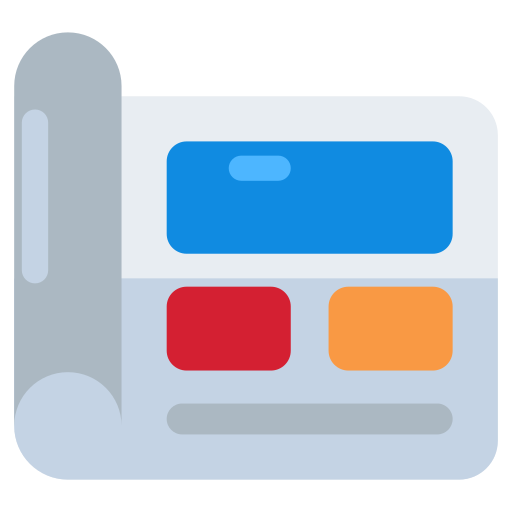 seitenlayout Generic color fill icon