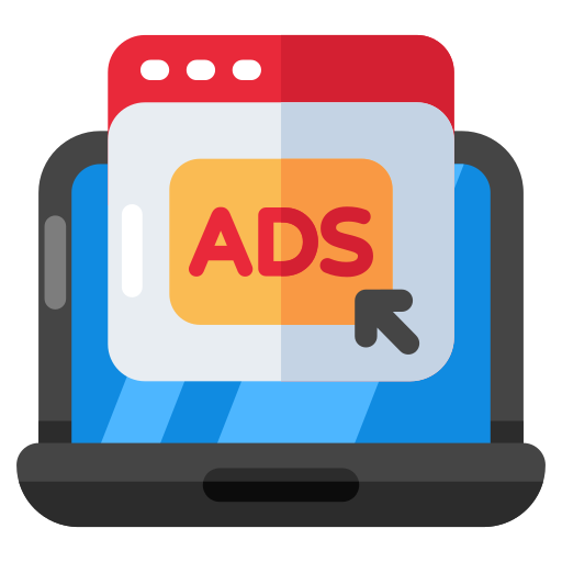 Web ads Generic color fill icon