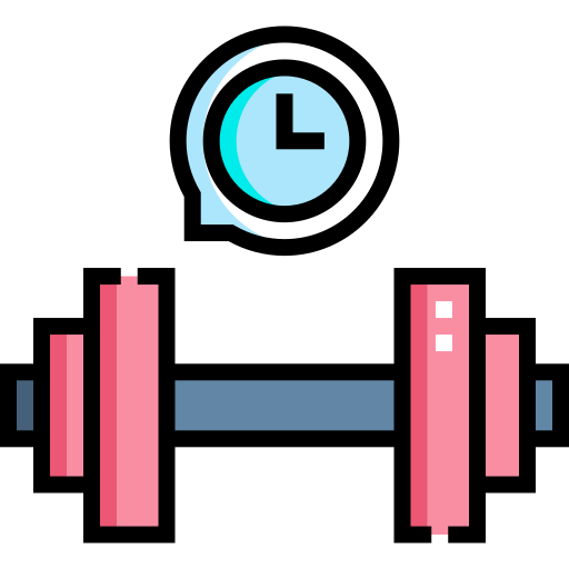 エクササイズ Detailed Straight Lineal color icon