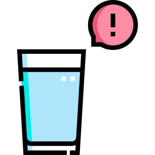 Пить воду Detailed Straight Lineal color иконка