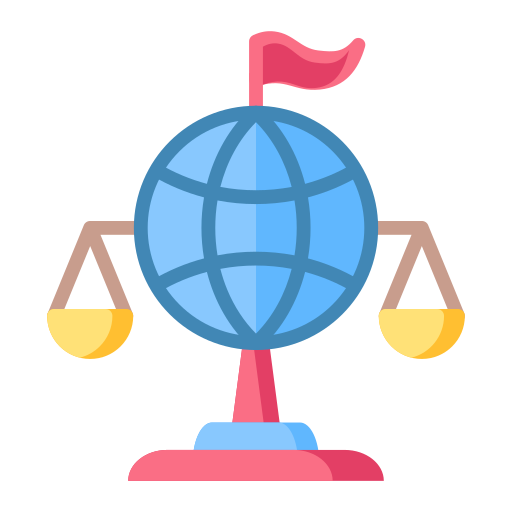 国際法 Generic color fill icon