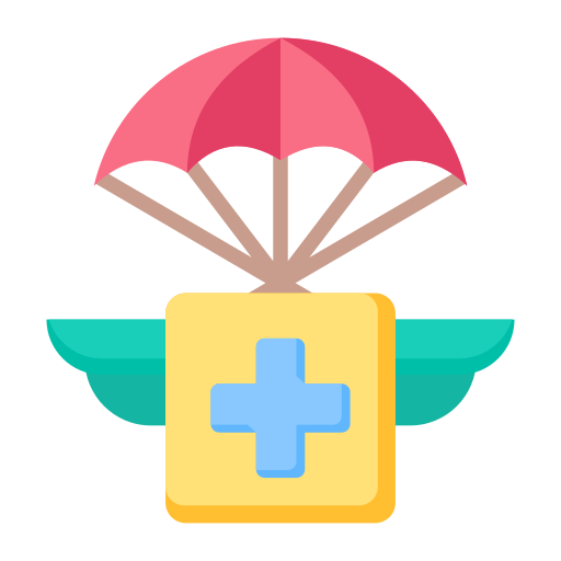 Humanitarian help Generic color fill icon