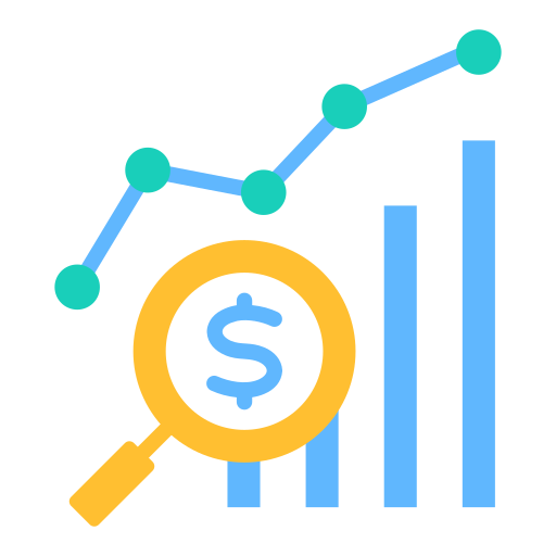 Financial analysis Generic color fill icon