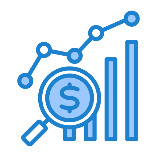 analyse financière Generic color lineal-color Icône