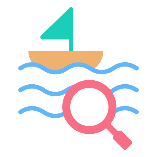 Oceanography Generic color fill icon