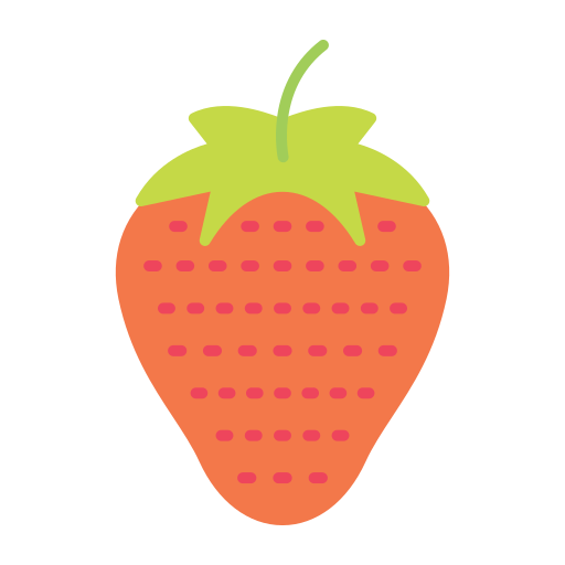 딸기 Generic color fill icon