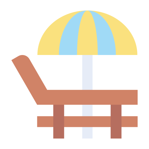 라운지 의자 Generic color fill icon