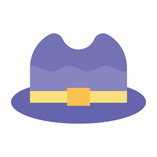 chapeau Generic color fill Icône