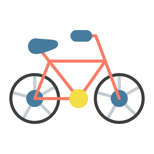 bicicletta Generic color fill icona
