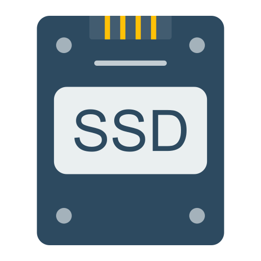solid-state-laufwerk Generic color fill icon