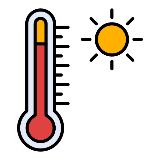 temperatuur Generic color lineal-color icoon