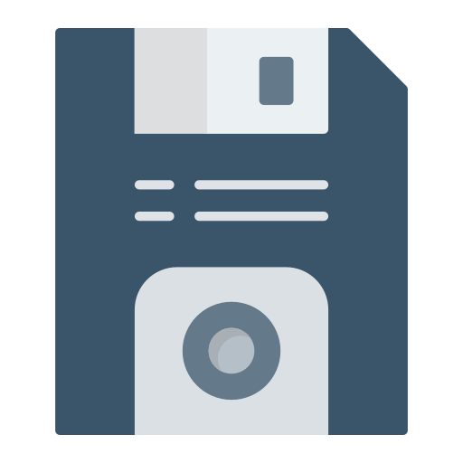 Floppy disk Generic color fill icon