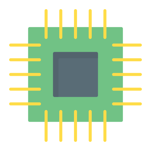 microprocessor Generic color fill icoon