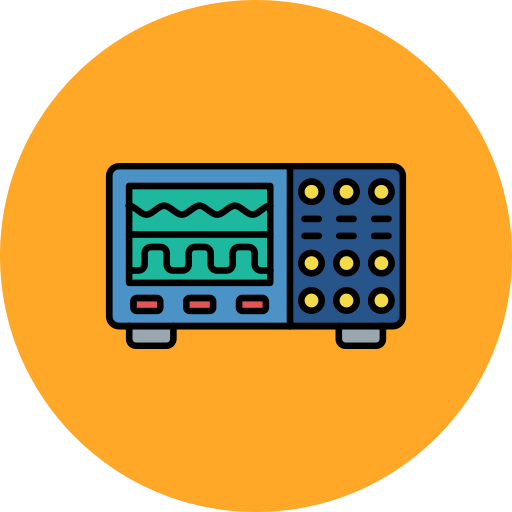 Oscilloscope Generic color lineal-color icon