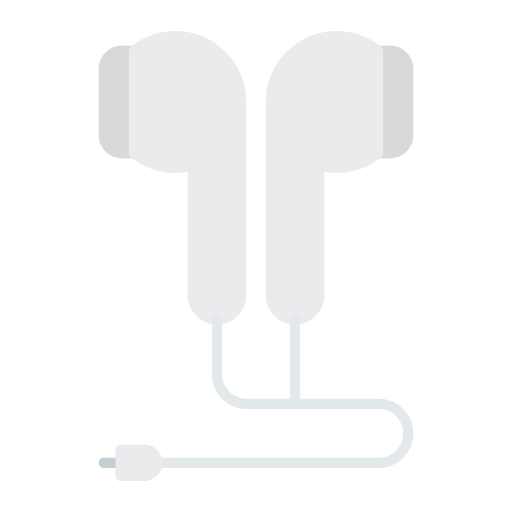 Earphones Generic color fill icon