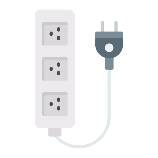 Extension cord Generic color fill icon