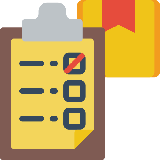 Checklist Basic Miscellany Flat icon