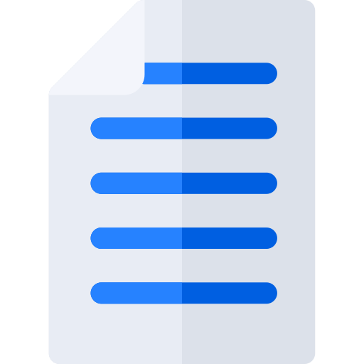Archivo Basic Rounded Flat icono