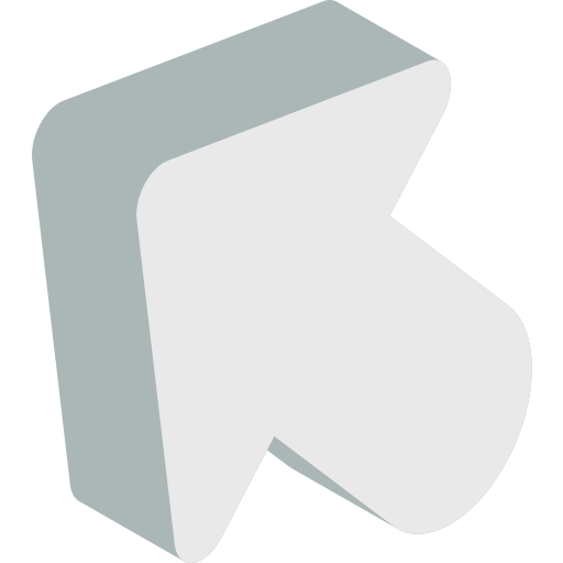Cursor Isometric Flat icon