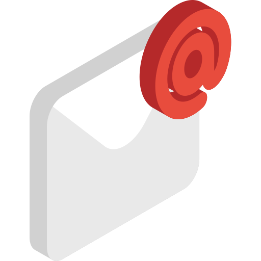 O email Isometric Flat Ícone