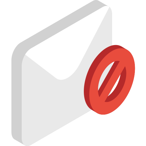 mail Isometric Flat icon