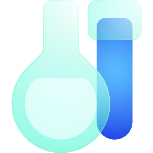 chemia Glassmorphism Gradient ikona
