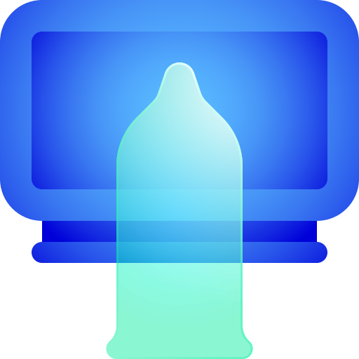 seksuele voorlichting Glassmorphism Gradient icoon