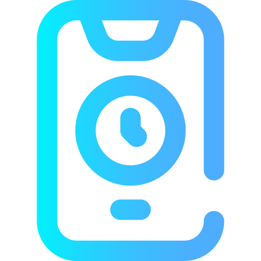 telefon Super Basic Omission Gradient ikona
