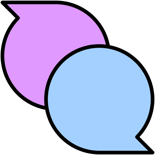 spraak bubbel Generic color lineal-color icoon