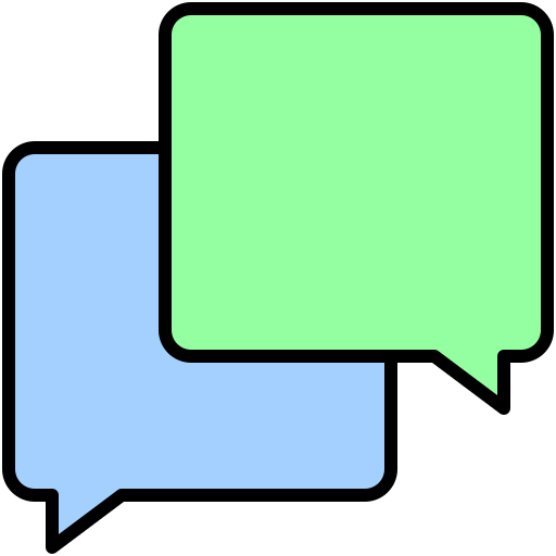 burbuja de diálogo Generic color lineal-color icono