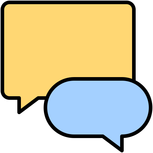 Speech bubble Generic color lineal-color icon